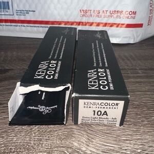 Kenra Color Demi-Permanent Coloring Creme 10A Extra Light‎ Blonde Ash hair